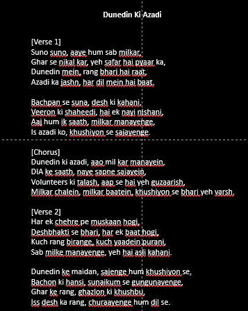 Cover Art for Dunedin ki Azadi